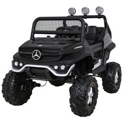 Masinuta electrică Ramiz Mercedes Benz Unimog (Black)