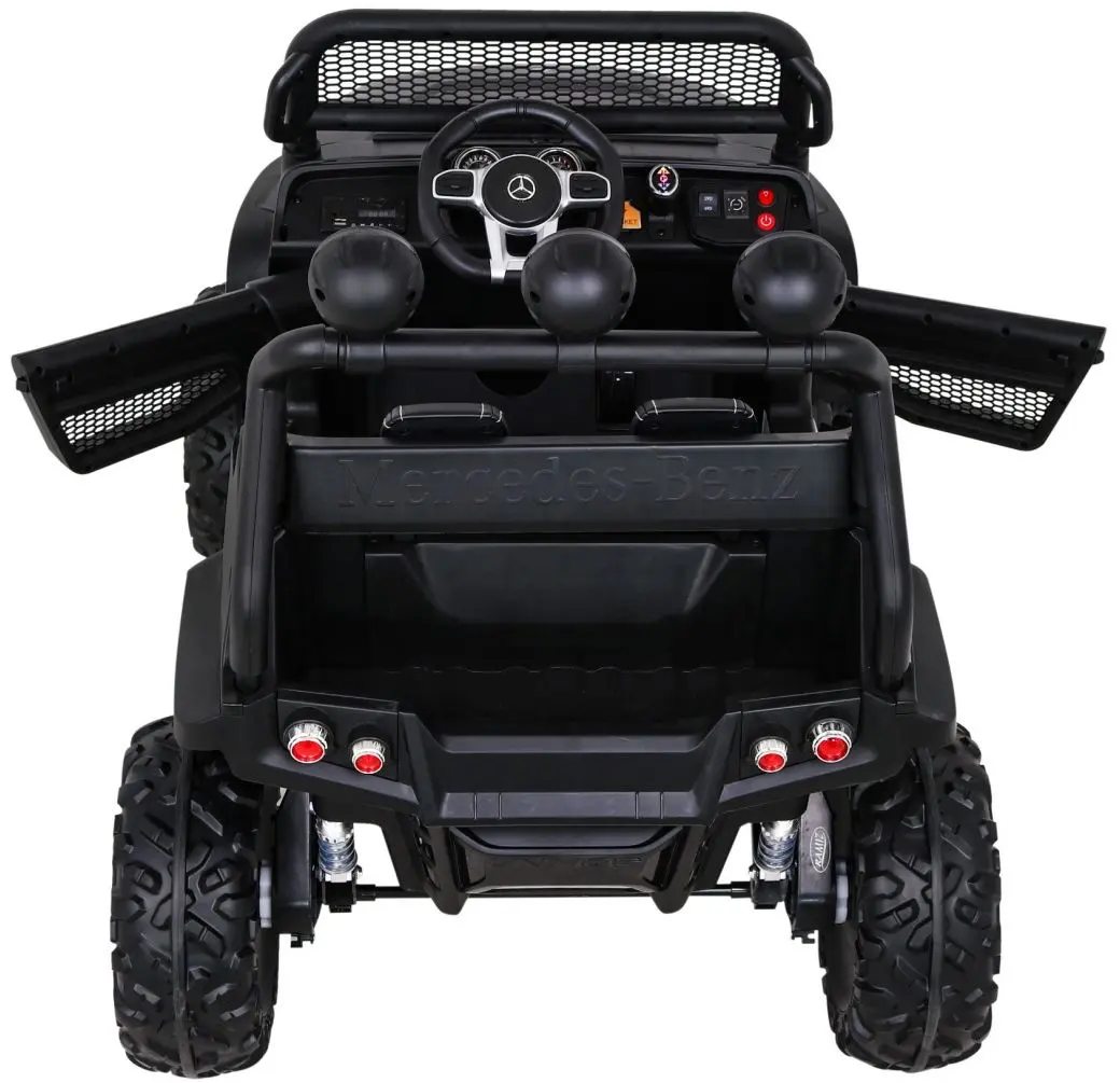 Masinuta electrică Ramiz Mercedes Benz Unimog (Black)