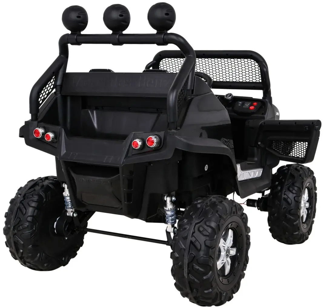 Masinuta electrică Ramiz Mercedes Benz Unimog (Black)