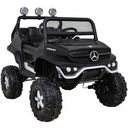 Masinuta electrică Ramiz Mercedes Benz Unimog (Black) Thumb