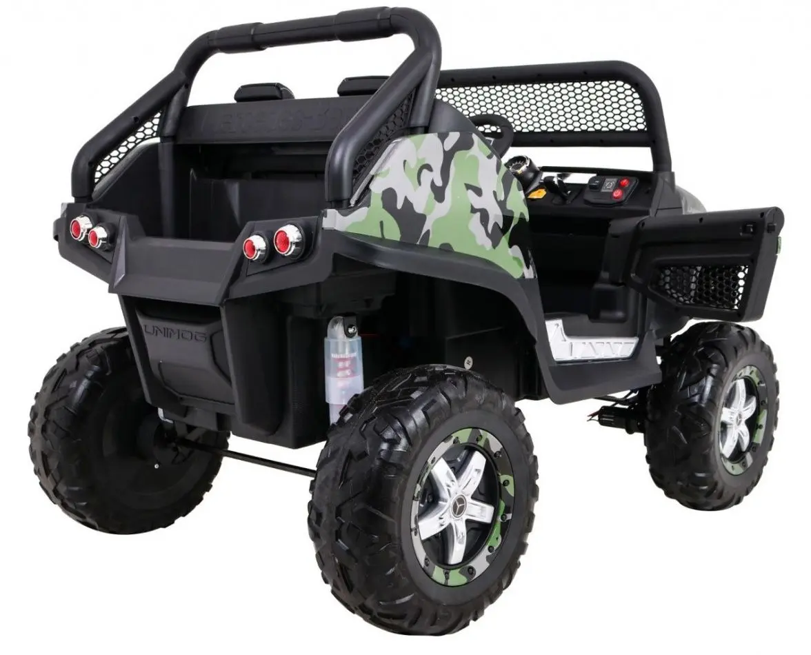 Masinuta electrica Ramiz Mercedes Benz Unimog (Moro/Black)