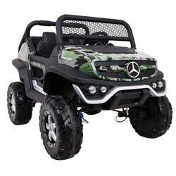 Masinuta electrica Ramiz Mercedes Benz Unimog (Moro/Black)