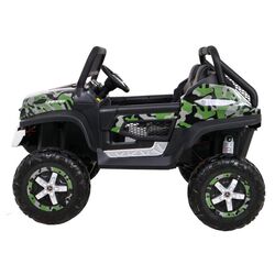 Masinuta electrica Ramiz Mercedes Benz Unimog (Moro/Black) Thumb