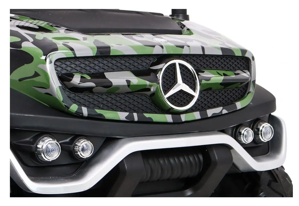 Masinuta electrica Ramiz Mercedes Benz Unimog (Moro/Black)