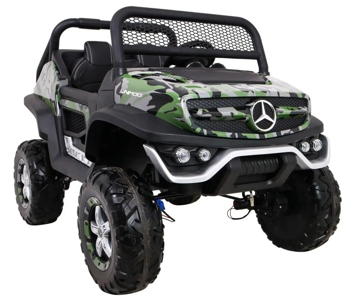 Masinuta electrica Ramiz Mercedes Benz Unimog (Moro/Black)
