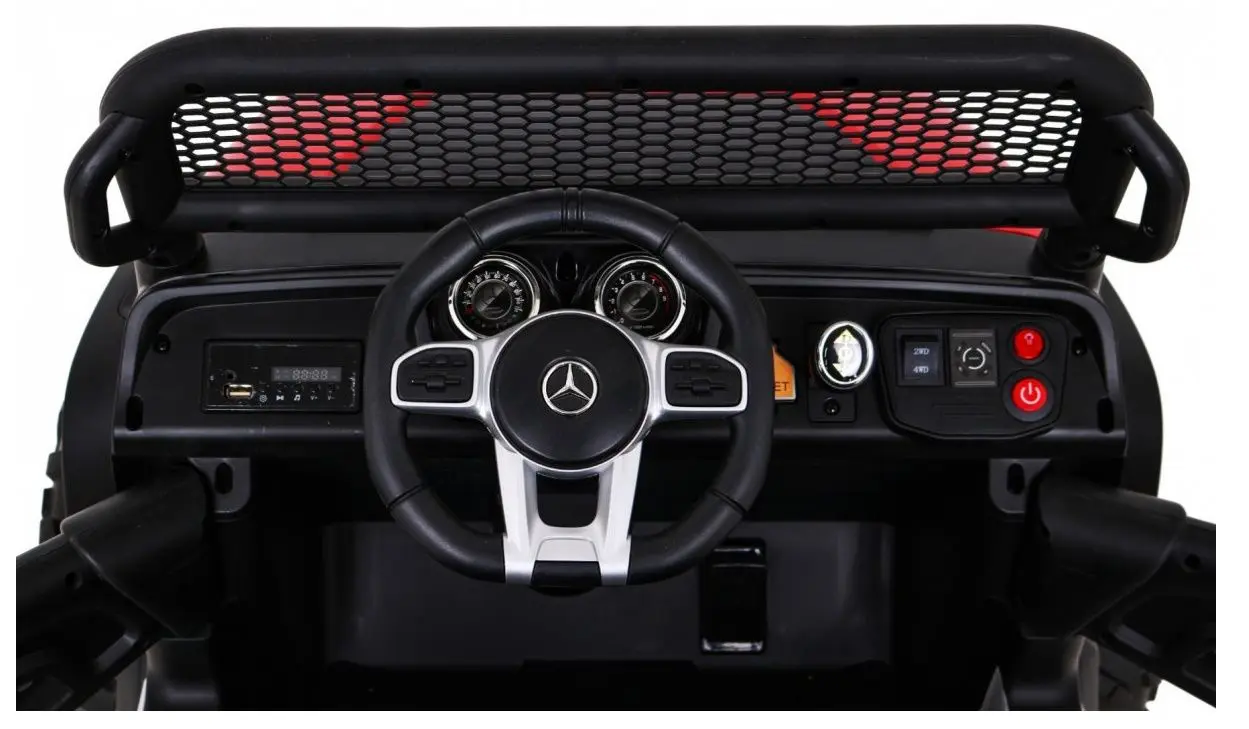 Masinuta electrica Ramiz Mercedes Benz Unimog (Red)