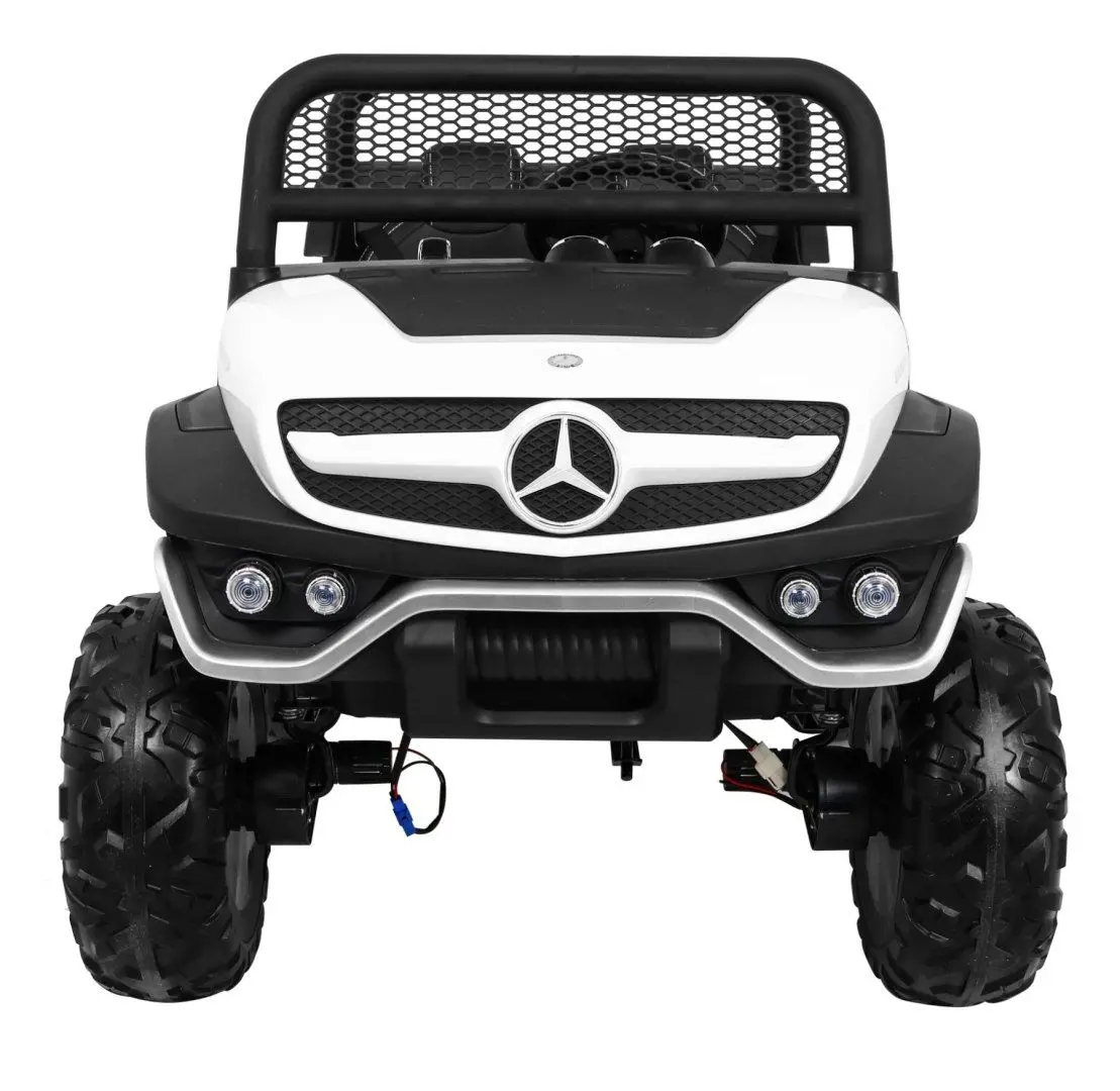 Masinuta electrica Ramiz Mercedes Benz Unimog (White)
