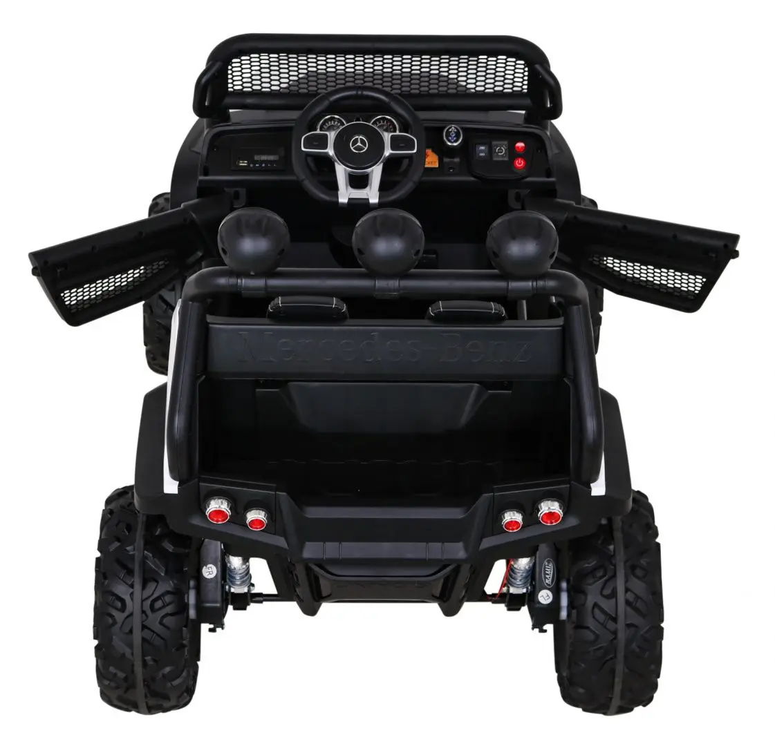 Masinuta electrica Ramiz Mercedes Benz Unimog (White)