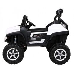 Masinuta electrica Ramiz Mercedes Benz Unimog (White) Thumb