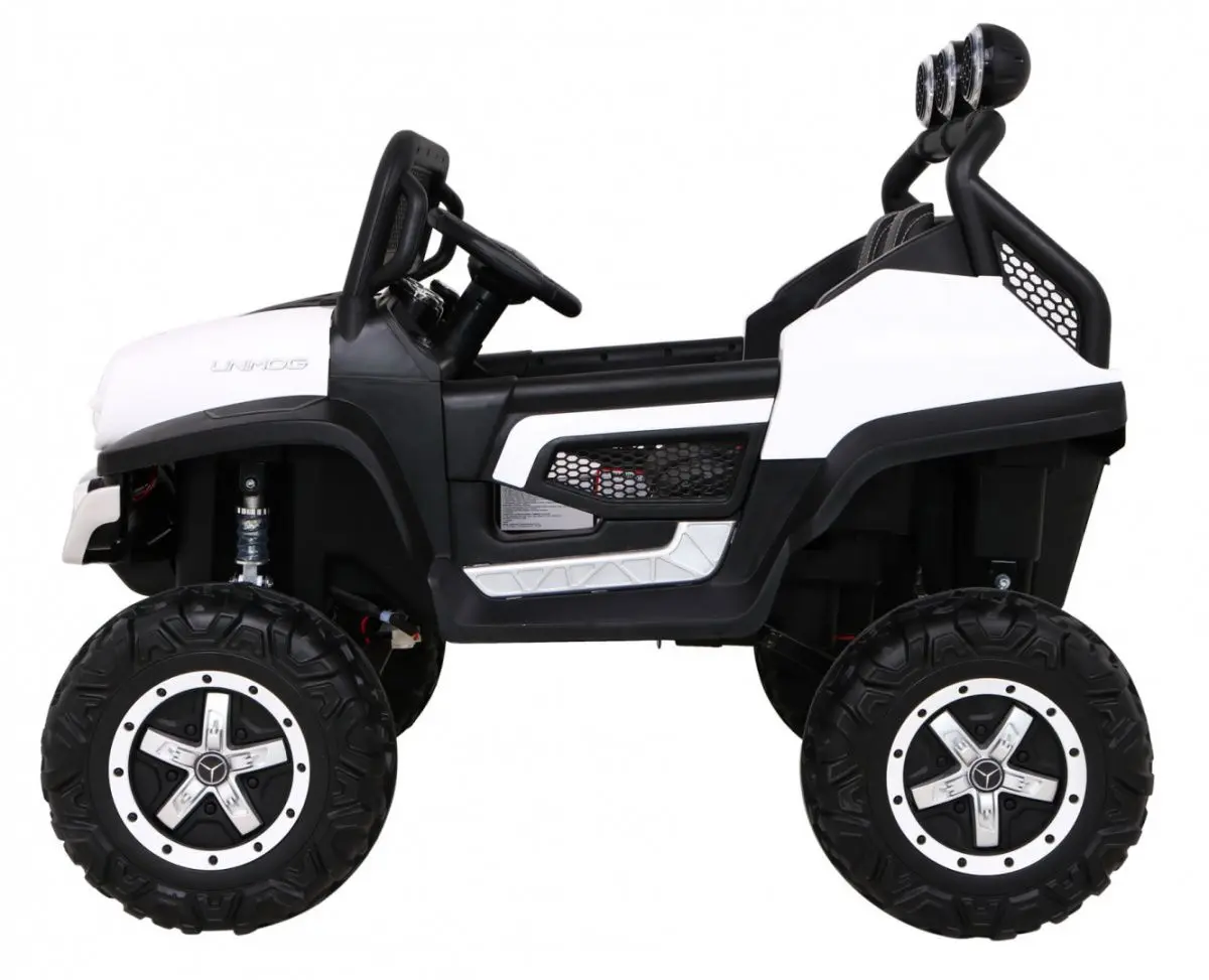 Masinuta electrica Ramiz Mercedes Benz Unimog (White)