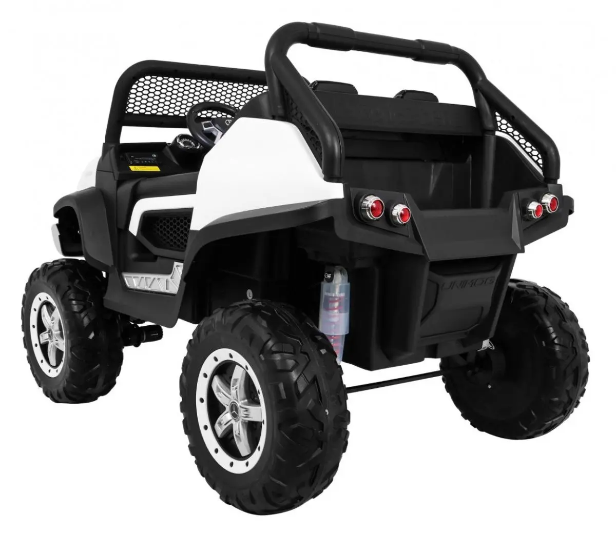 Masinuta electrica Ramiz Mercedes Benz Unimog (White)