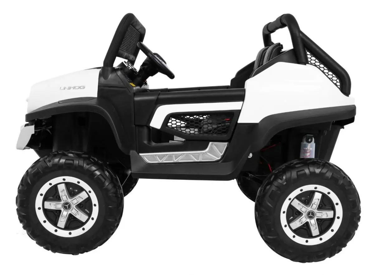 Masinuta electrica Ramiz Mercedes Benz Unimog (White)
