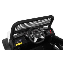 Masinuta electrica Ramiz Mercedes Benz Unimog (White) Thumb