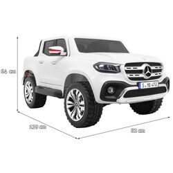 Masinuta electrica Ramiz Mercedes Benz X-Class (White) Thumb