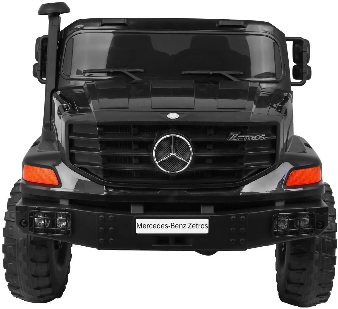 Masinuta electrică Ramiz Mercedes-Benz Zetros (Black) - 2