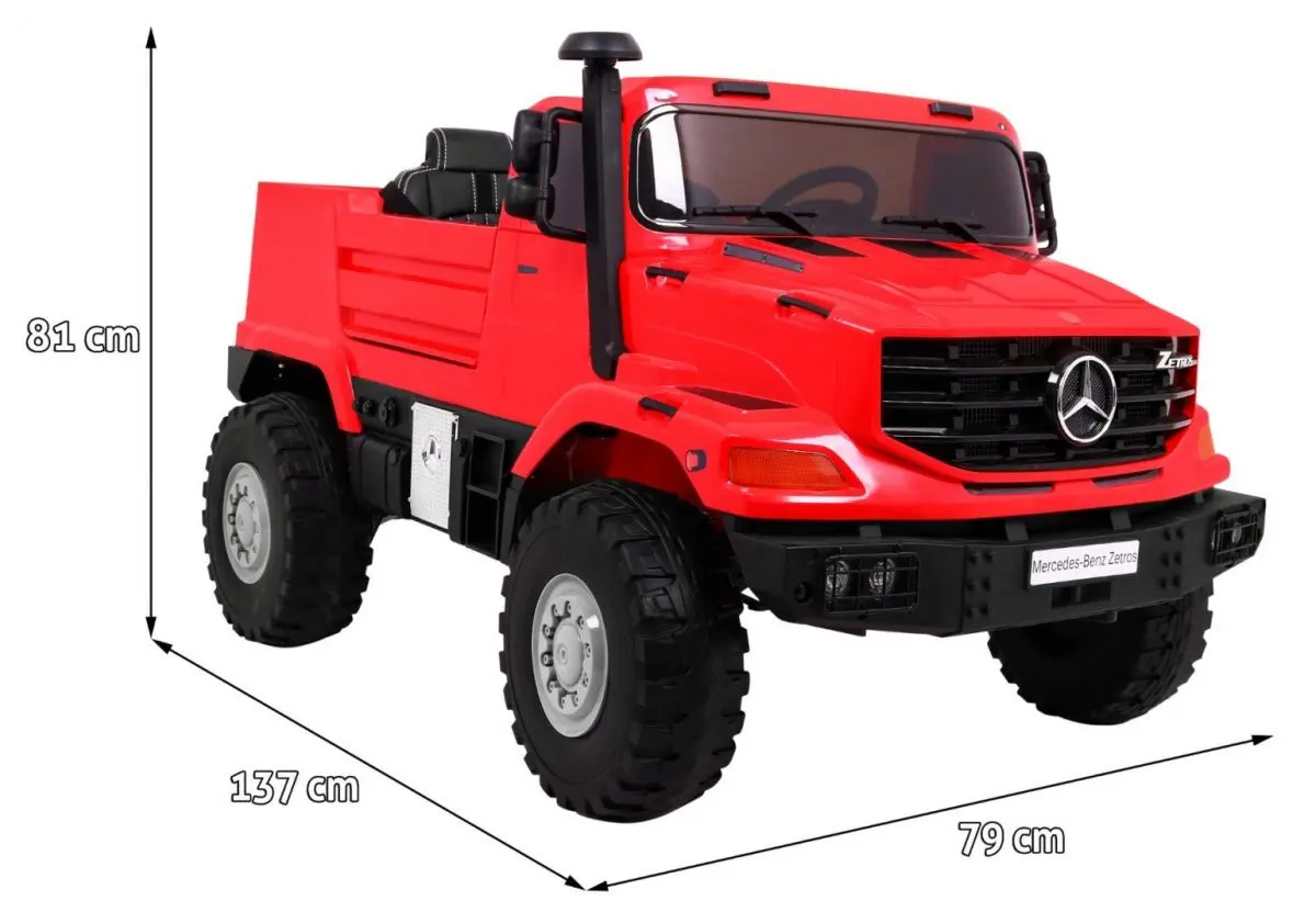 Электромобиль Ramiz Mercedes-Benz Zetros (Red) - 14