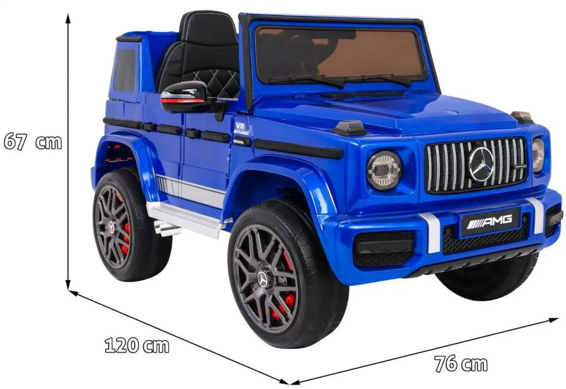 Maşinuţă electrică Ramiz Mercedes G63 (Blue)