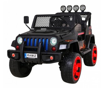 Masinuta electrica Ramiz New Raptor Drifter 4x4 (Flames)