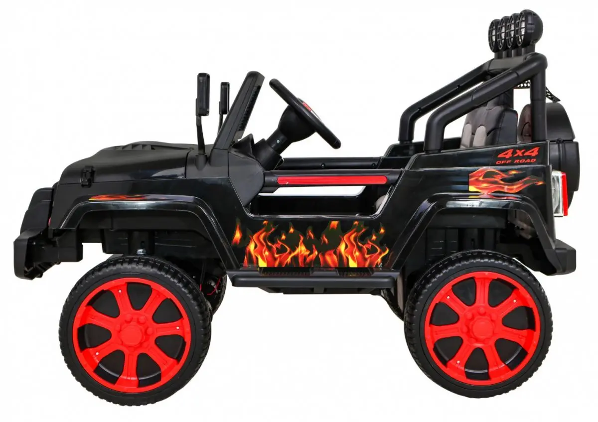 Masinuta electrica Ramiz New Raptor Drifter 4x4 (Flames)