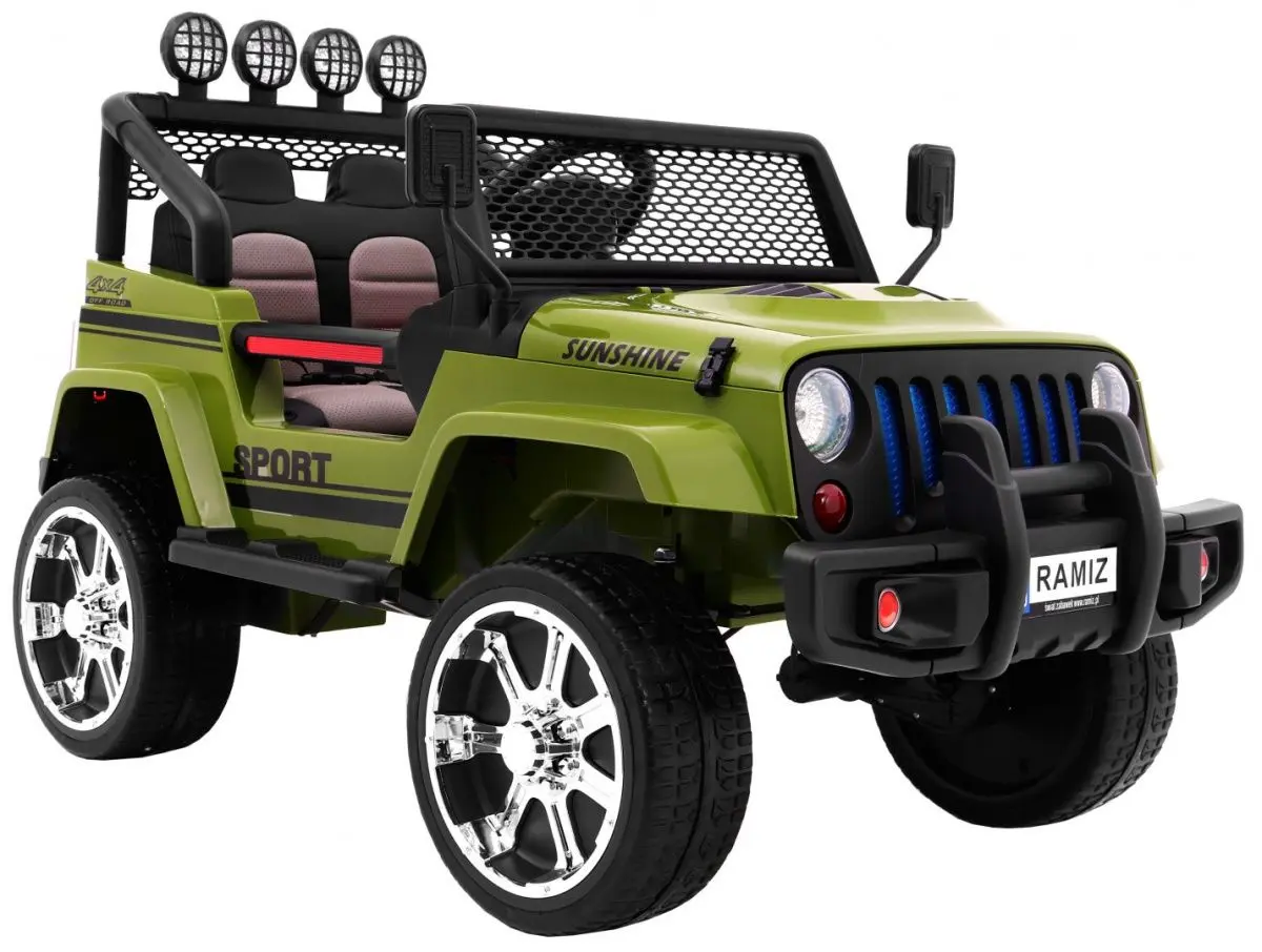 Masinuta electrica Ramiz New Raptor Drifter 4x4 (Green)