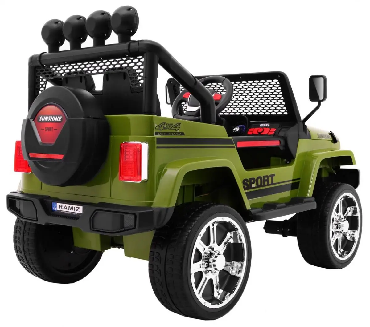 Masinuta electrica Ramiz New Raptor Drifter 4x4 (Green)