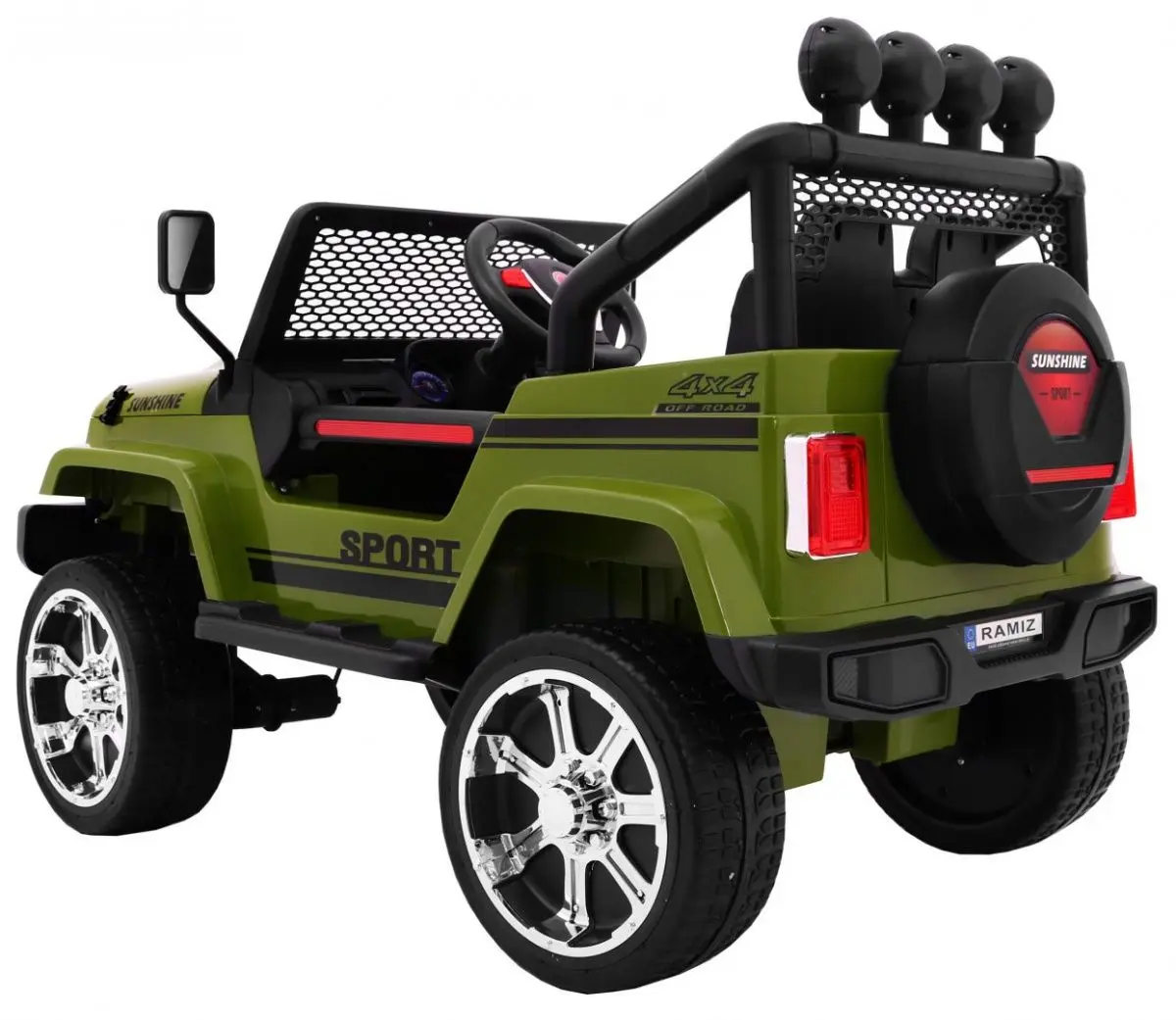 Masinuta electrica Ramiz New Raptor Drifter 4x4 (Green)
