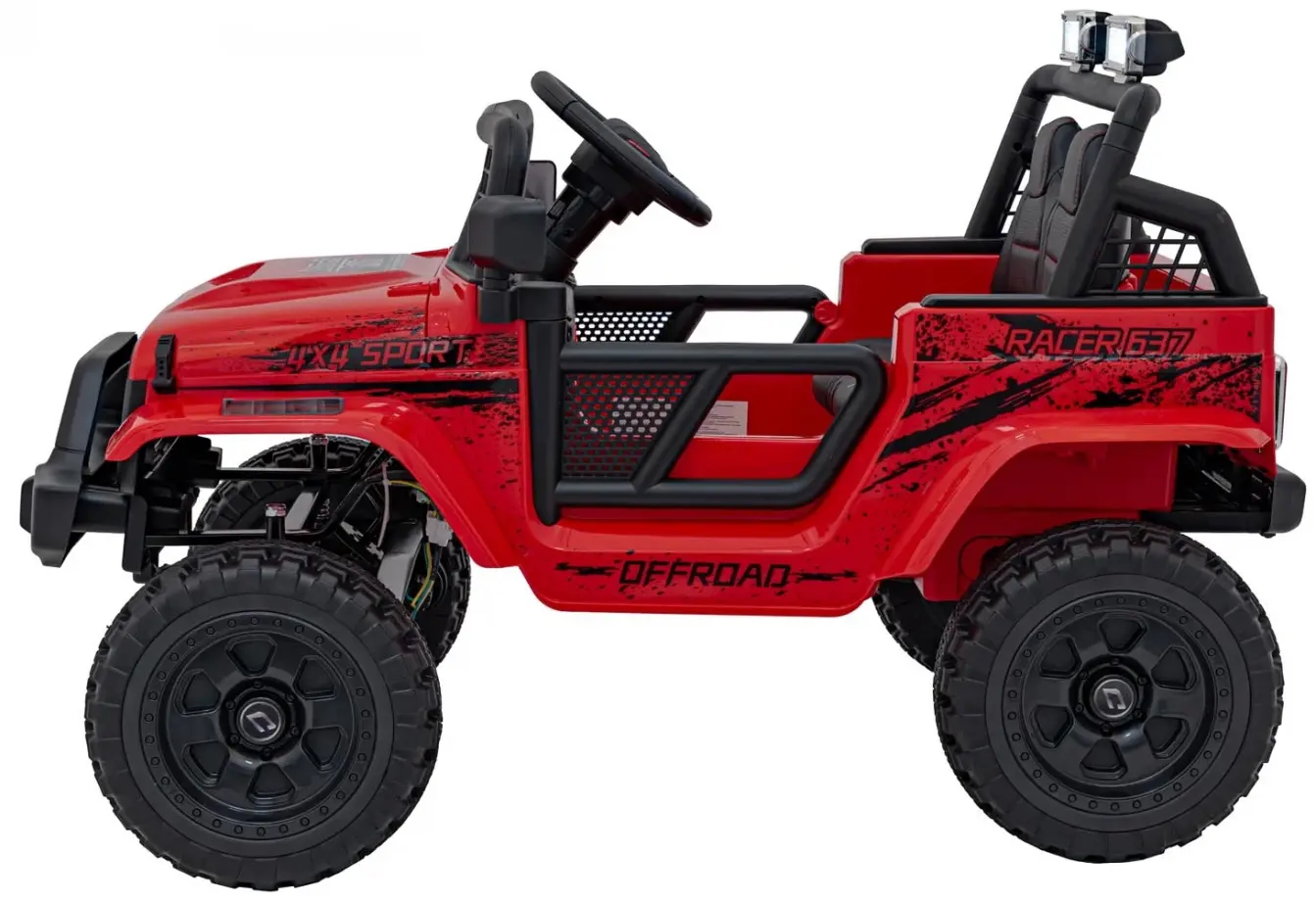 Masinuta electrica Ramiz Off Road 4x4 Sport (Red) - 4