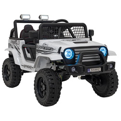 Masinuta electrica Ramiz Off Road 4x4 Sport (White) Thumb