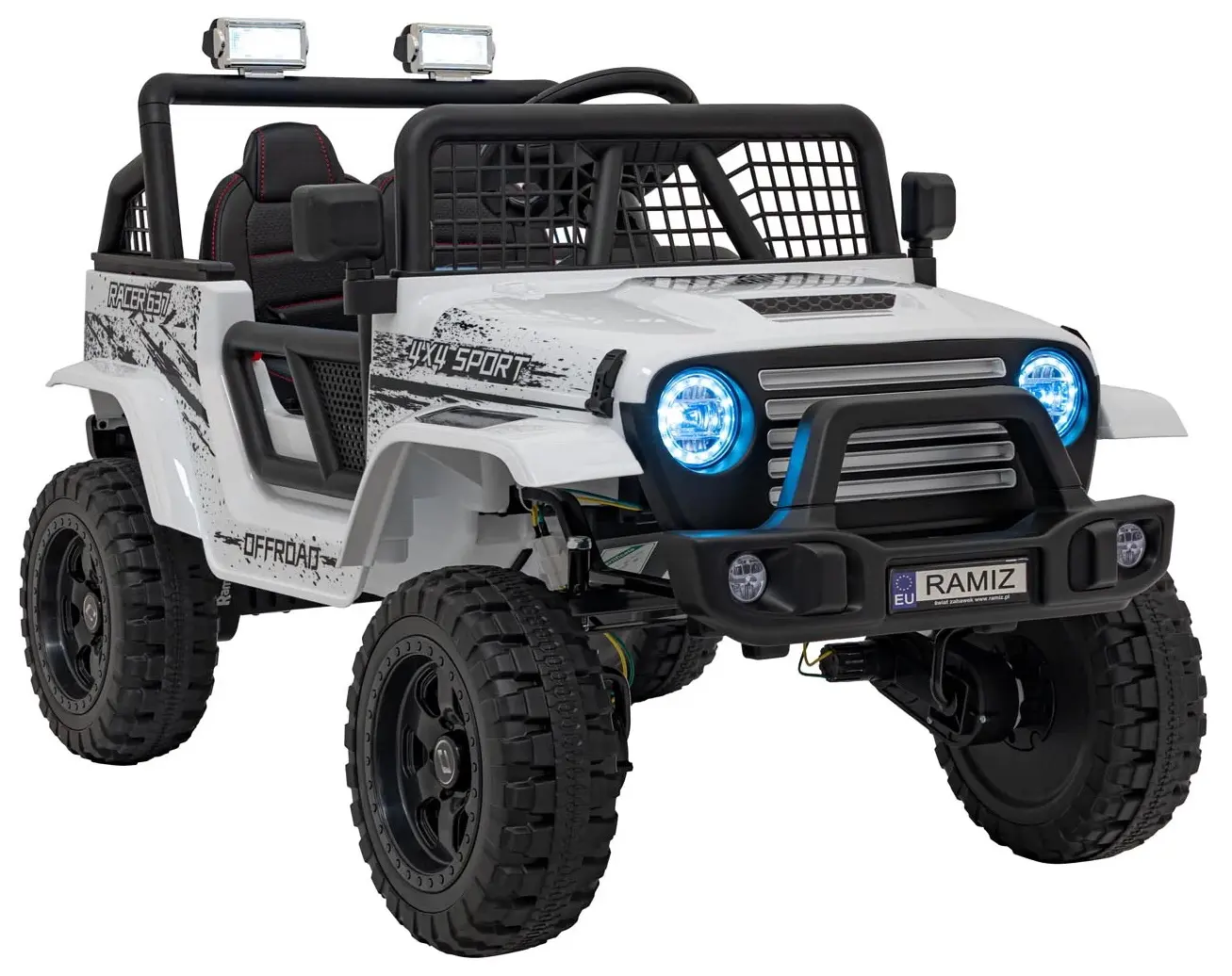 Masinuta electrica Ramiz Off Road 4x4 Sport (White)