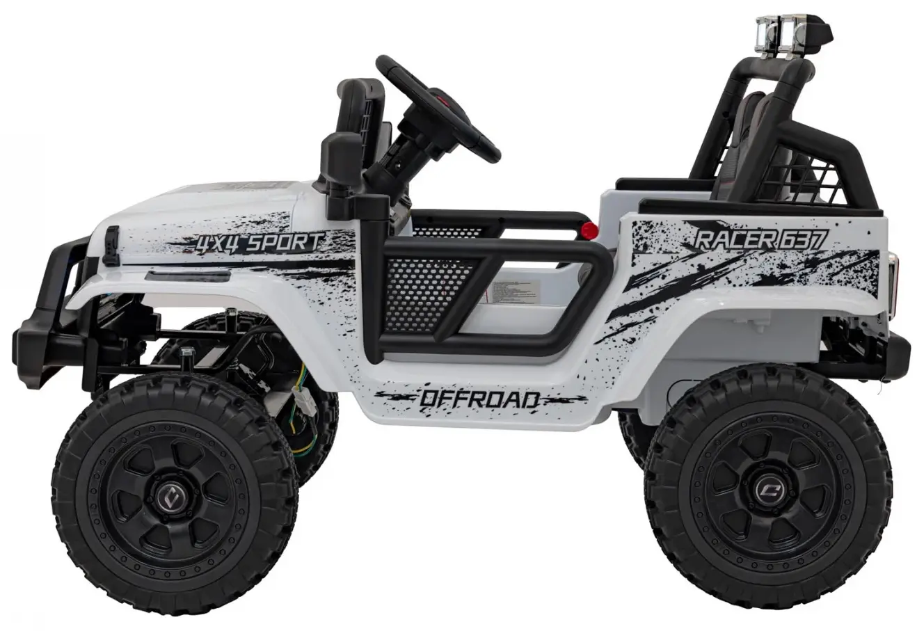 Masinuta electrica Ramiz Off Road 4x4 Sport (White)
