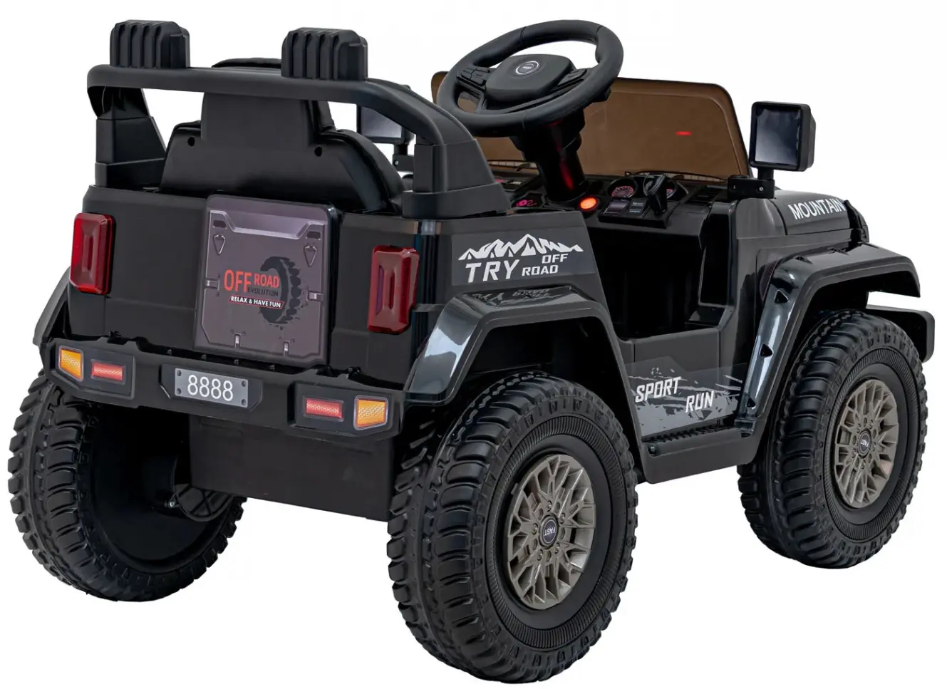 Masinuta electrica Ramiz Off Road Mountain (Black)