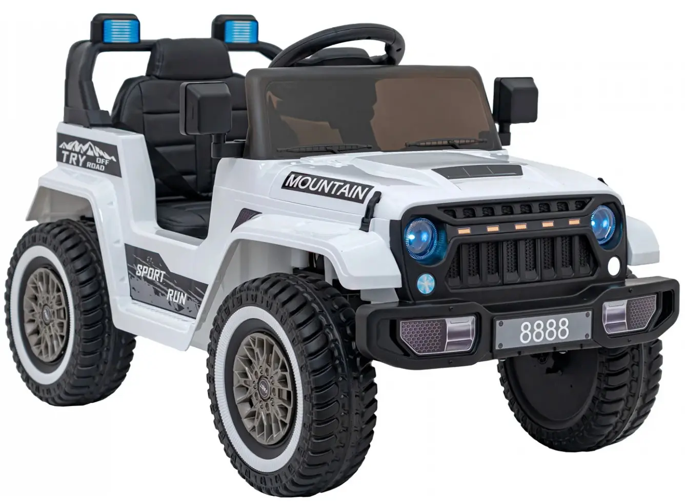 Masinuta electrica Ramiz Off Road Mountain (White)