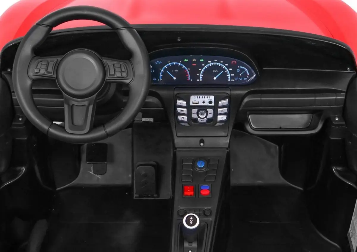 Masinuta electrică Ramiz Perfecta (Red) - 4