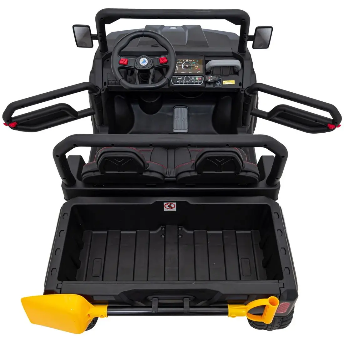 Masinuta electrica Ramiz Pick-Up Speed ​​900 (Black) - 5