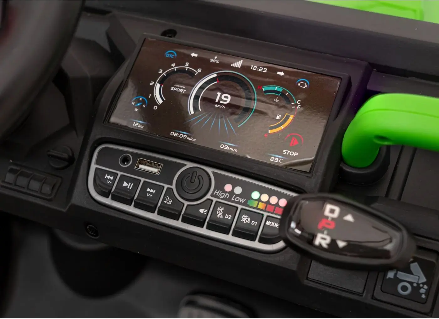 Электромобиль Ramiz Pick-up Speed 900 (Green) - 7