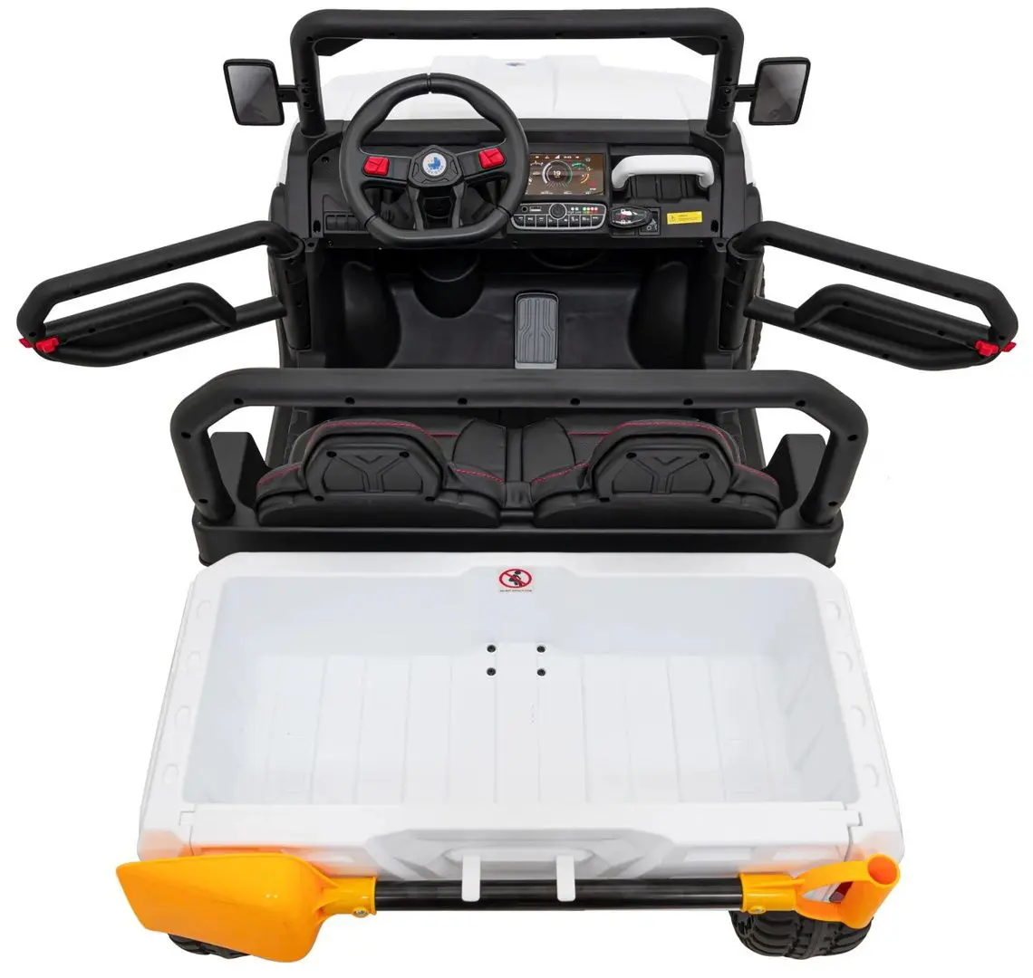 Электромобиль Ramiz Pick-Up Speed 900 (White) - 11