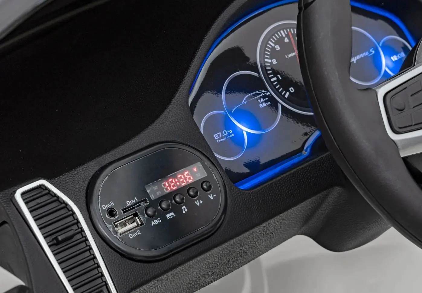 Электромобиль Ramiz Porsche Cayenne S (White)