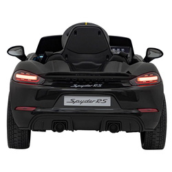 Masinuta electrica Ramiz Porsche Spyder RS 718 (Black) Thumb