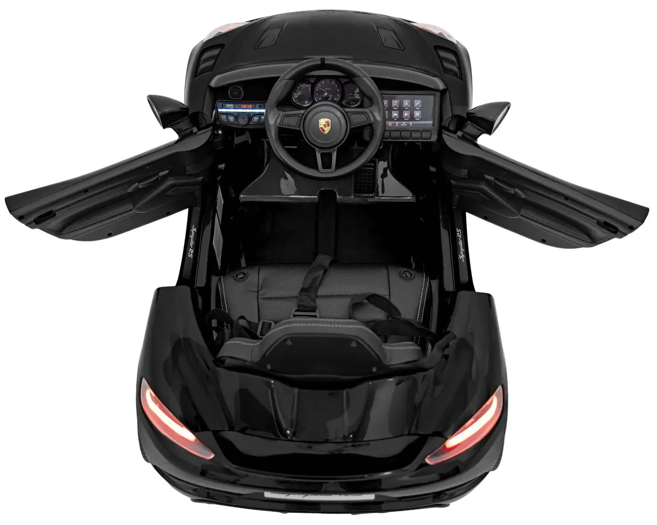 Masinuta electrica Ramiz Porsche Spyder RS 718 (Black)