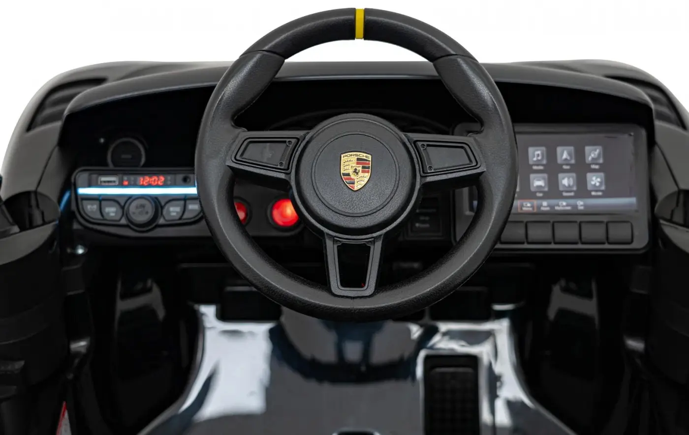 Masinuta electrica Ramiz Porsche Spyder RS 718 (Black)