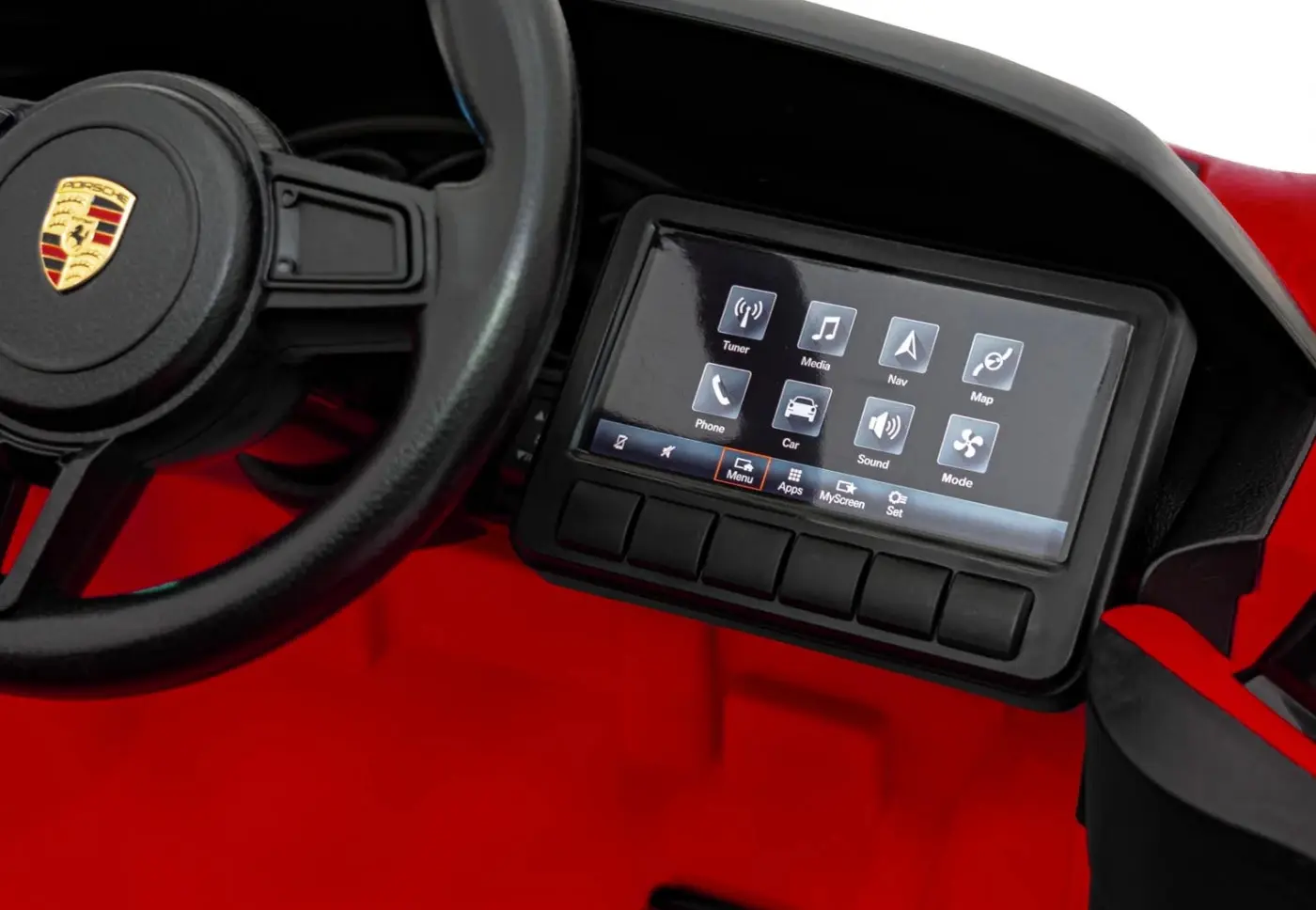 Masinuta electrica Ramiz Porsche Spyder RS 718 (Lacquer Red)