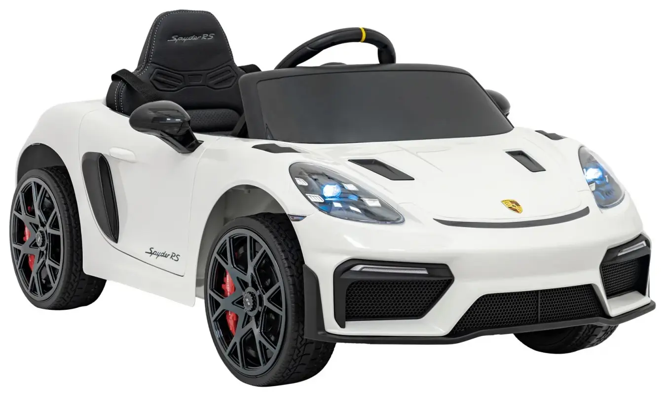 Masinuta electrica Ramiz Porsche Spyder RS 718 (Lacquer White)