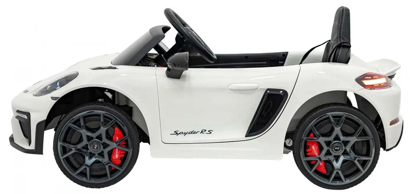 Masinuta electrica Ramiz Porsche Spyder RS 718 (Lacquer White)
