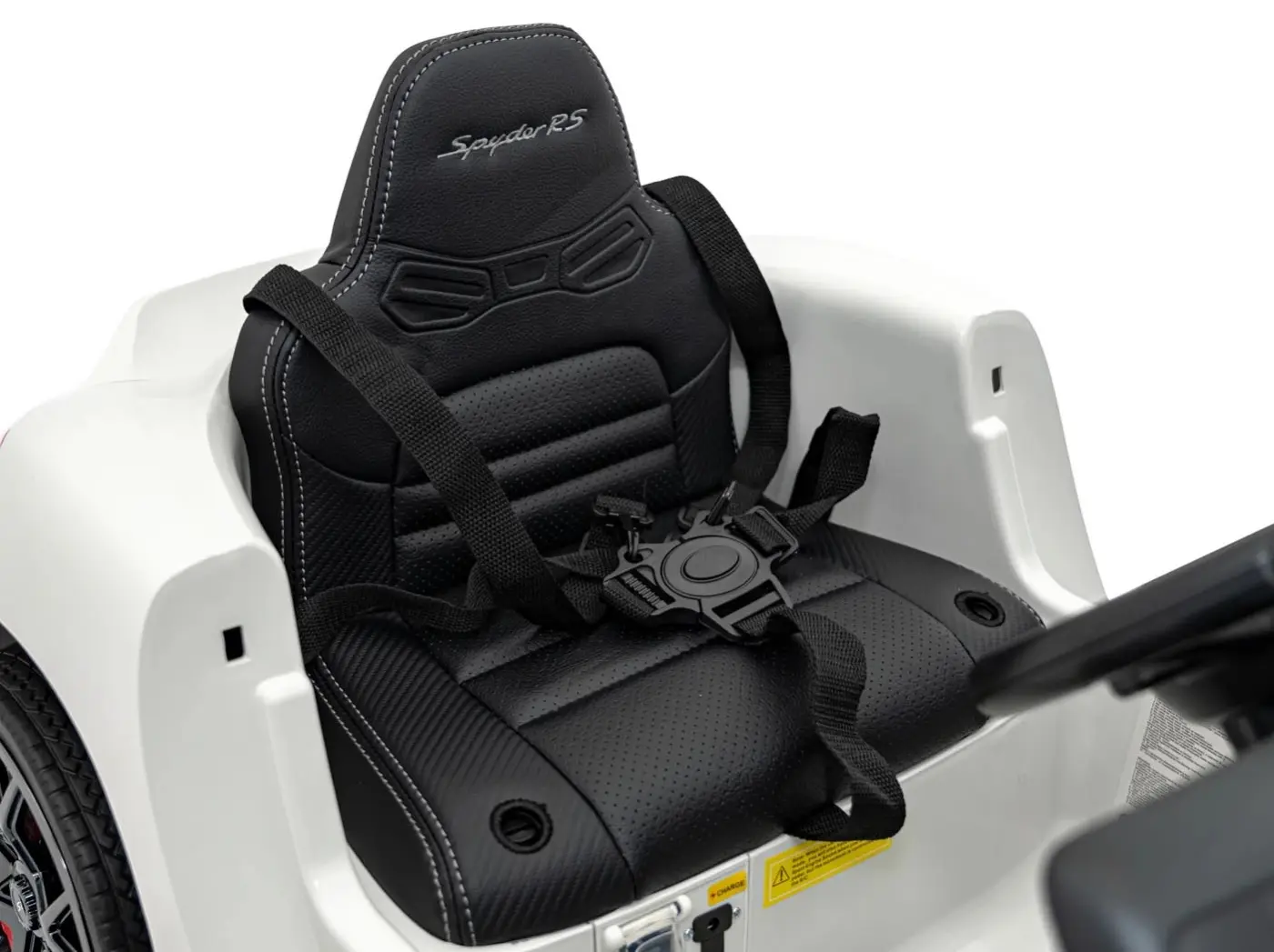 Masinuta electrica Ramiz Porsche Spyder RS 718 (Lacquer White)