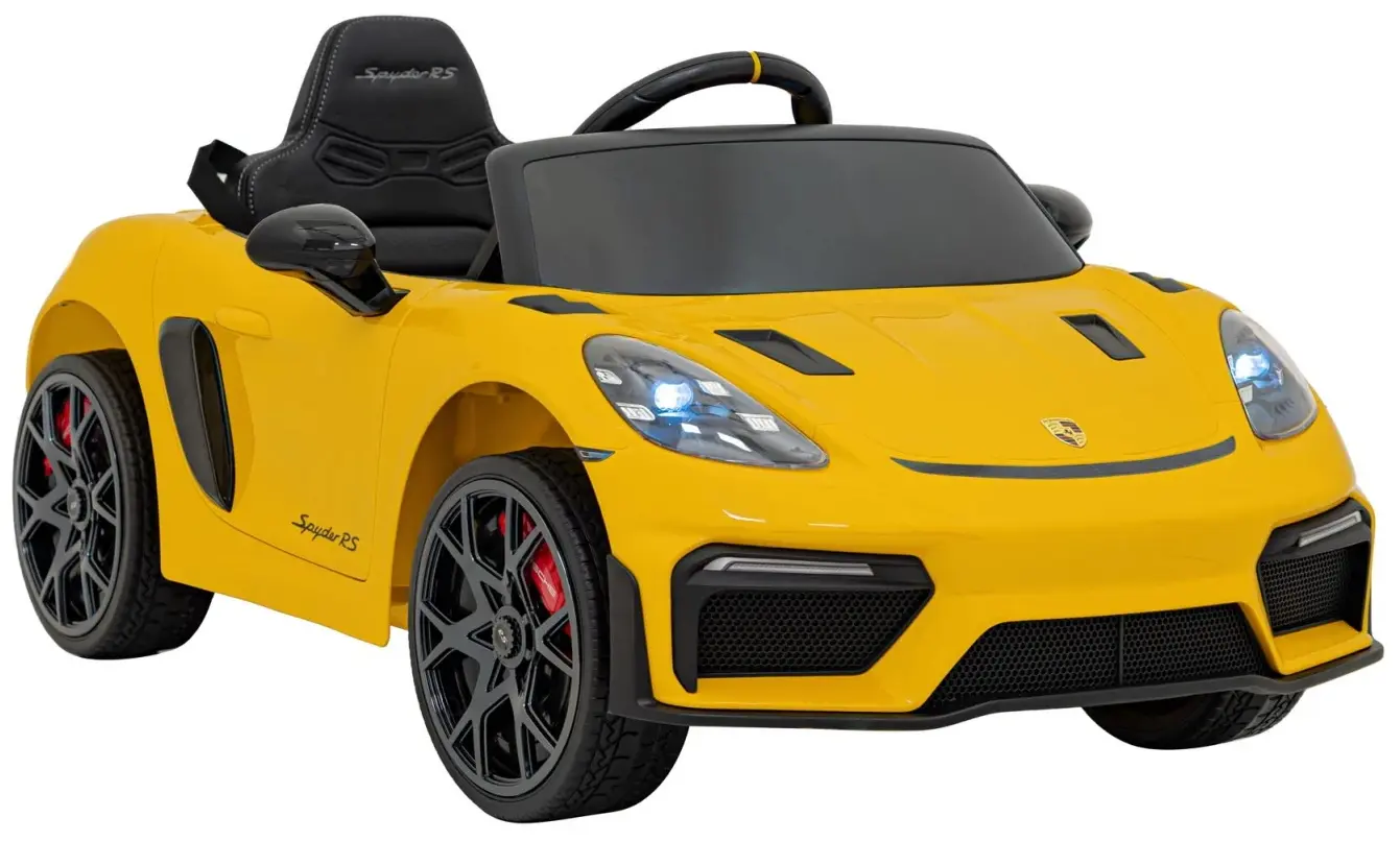 Masinuta electrica Ramiz Porsche Spyder RS 718 (Lacquer Yellow)