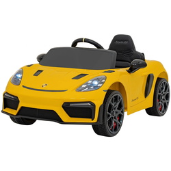 Masinuta electrica Ramiz Porsche Spyder RS 718 (Lacquer Yellow)
