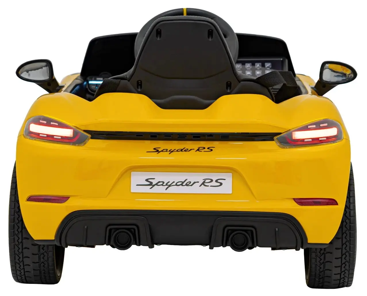 Masinuta electrica Ramiz Porsche Spyder RS 718 (Lacquer Yellow)