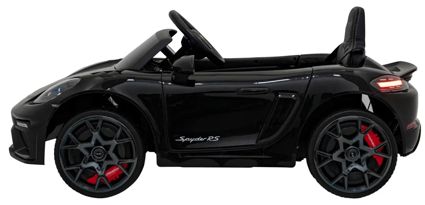 Masinuta electrica Ramiz Porsche Spyder RS 718 MP4 (Black)