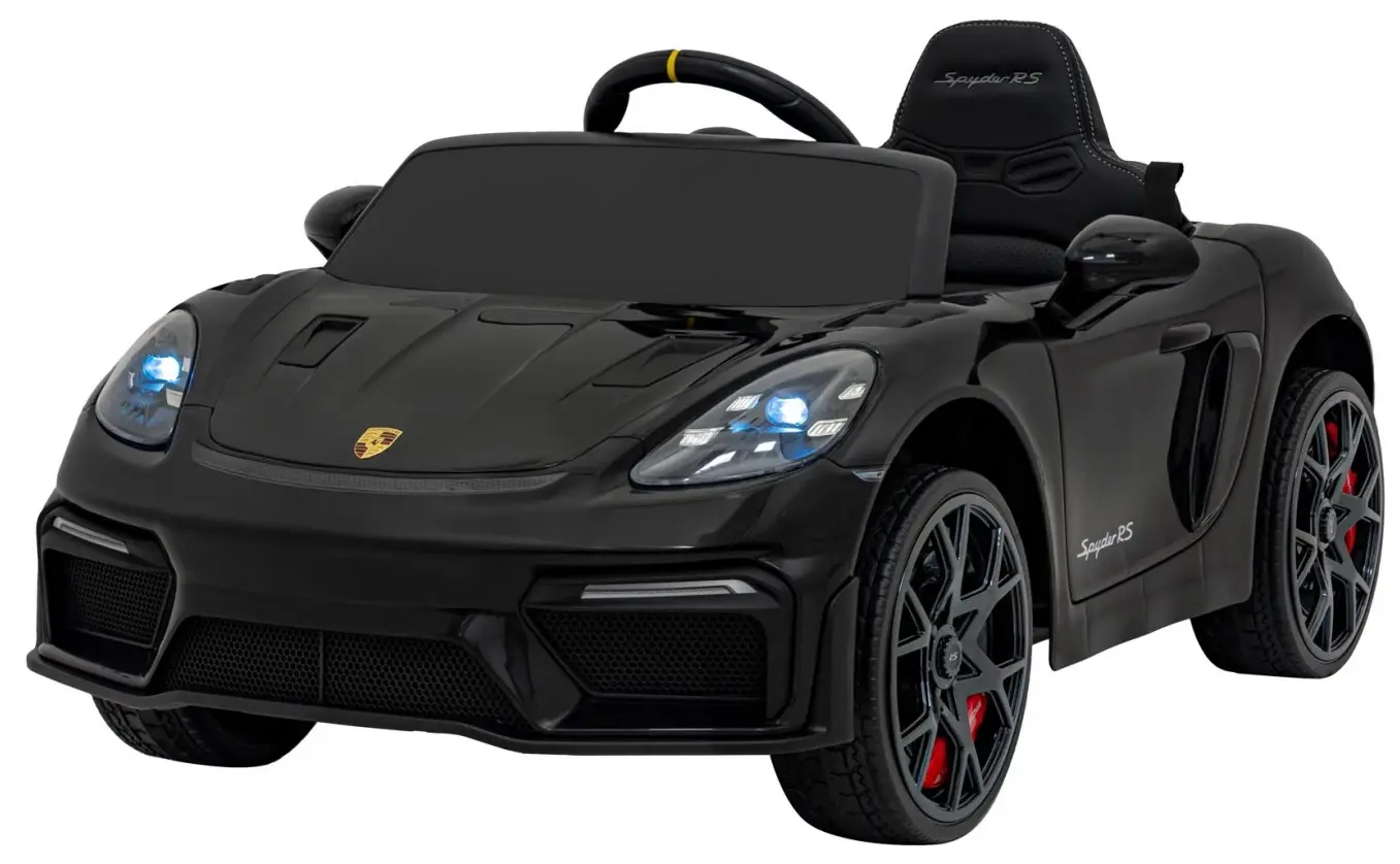 Masinuta electrica Ramiz Porsche Spyder RS 718 MP4 (Black)