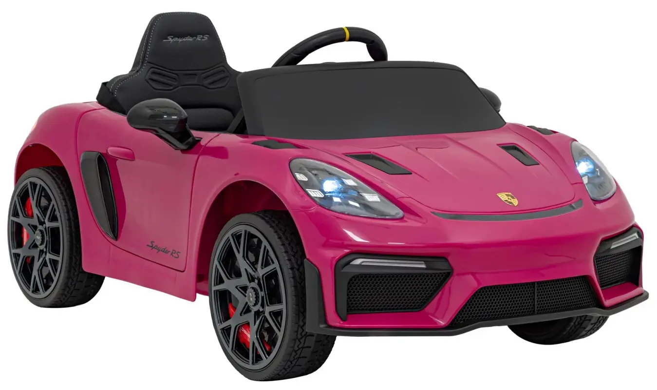 Masinuta electrica Ramiz Porsche Spyder RS 718 MP4 (Pink) - 3